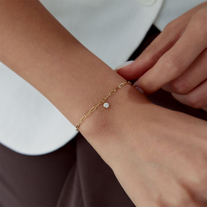 Koç Burcu White Topaz Ataç Bileklik - Simoro (1)