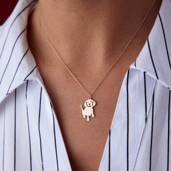 Köpek Figür Kolye - Rayna