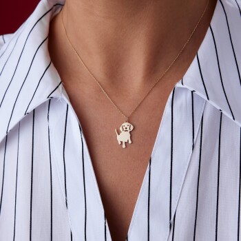 Köpek Figür Kolye - Rayna (1)