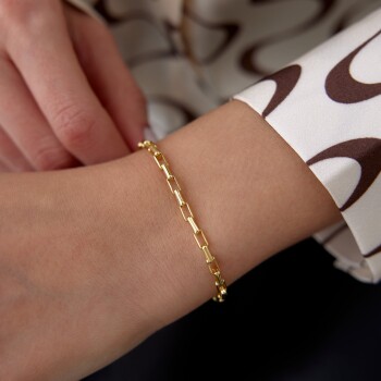 Köşeli Ataç Bileklik - Midas