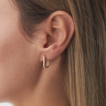 Köşeli Ataç Küpe - Rayna