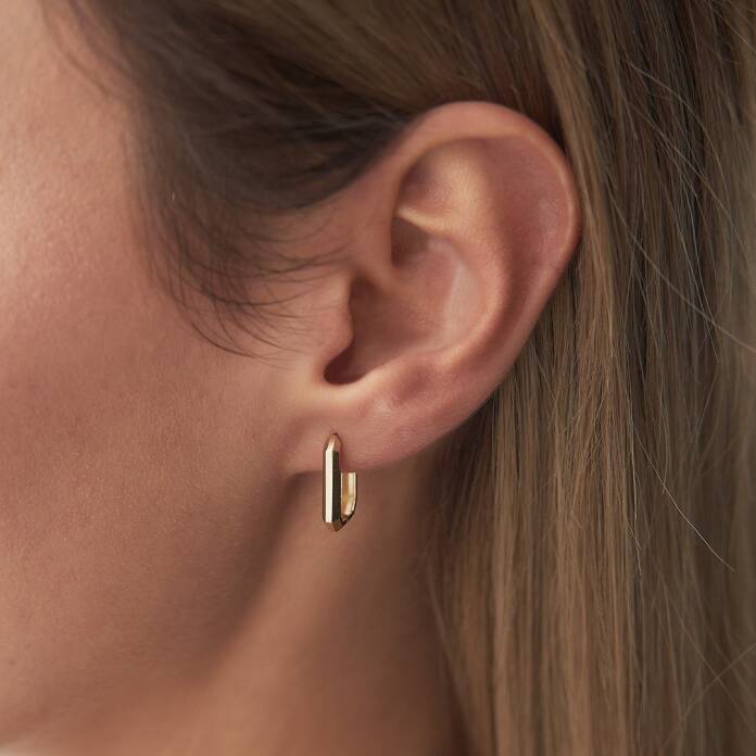 Köşeli Ataç Küpe - 2