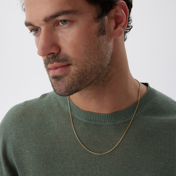 Köşeli Doç Erkek Zincir - 2