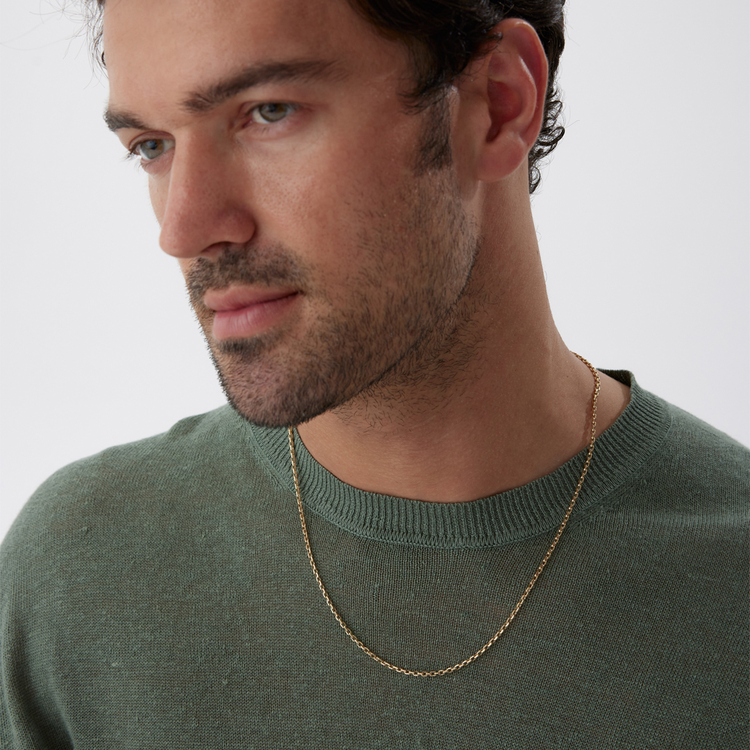 Köşeli Doç Erkek Zincir - 2