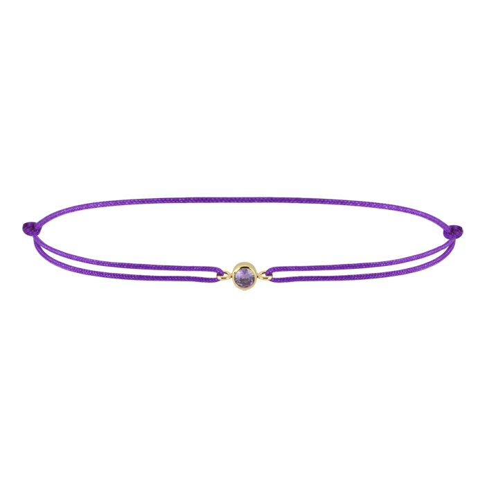 Kova Burcu Amethyst İpli Bileklik - 3