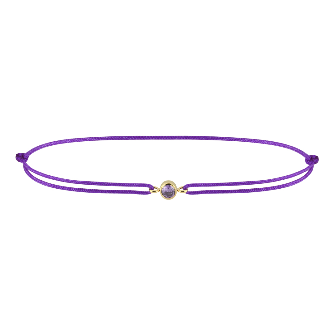 Kova Burcu Amethyst İpli Bileklik - 3