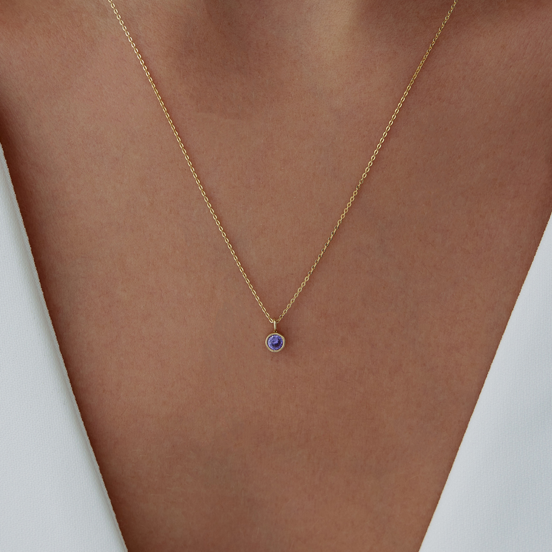 Kova Burcu Amethyst Kolye - 1