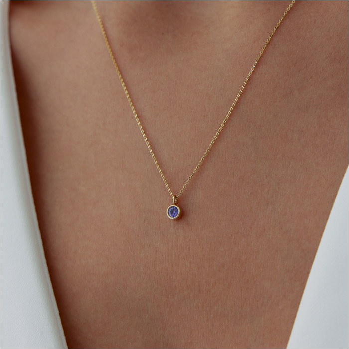 Kova Burcu Amethyst Kolye - Simoro (1)