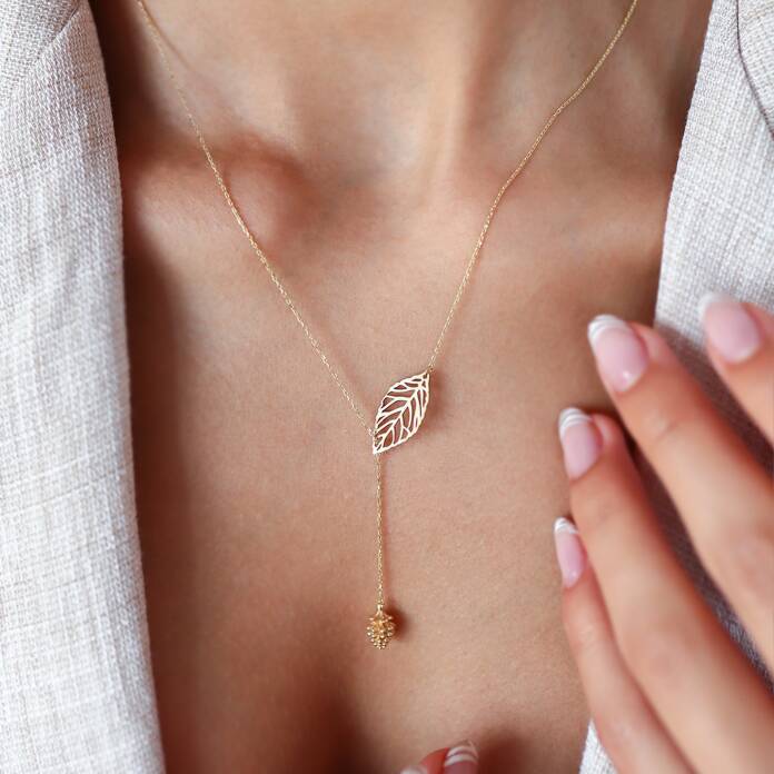 Kozalak ve Yaprak Kolye - 1