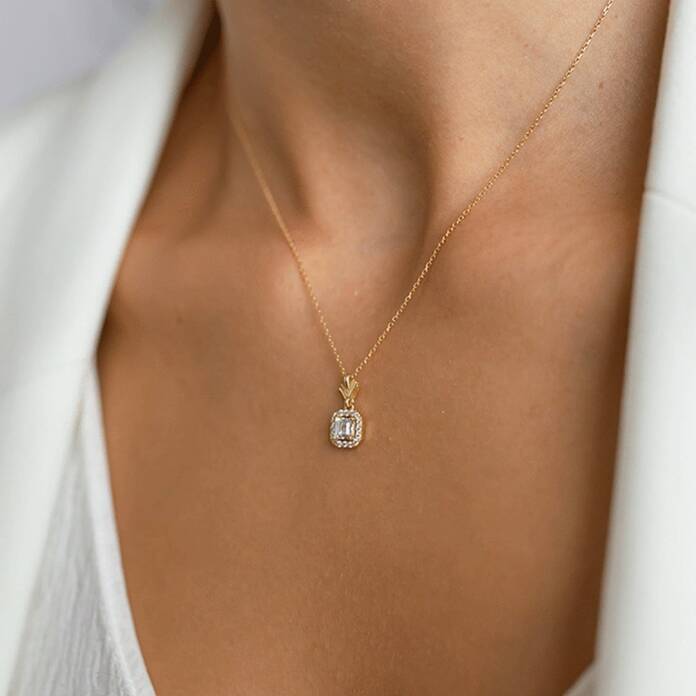 Kraliçe Elegance Baget Kolye - 1