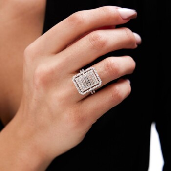 Kraliyet Kesimi Levha Baget Yüzük - C.sümer