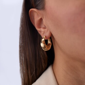 Kruvasan Halka Küpe - CNR