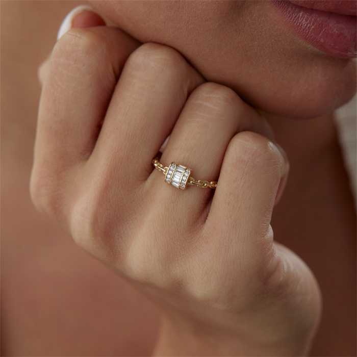 Kubbe Zincir Yüzük - Rayna