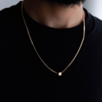 Küplü Erkek Kolyesi - Taç