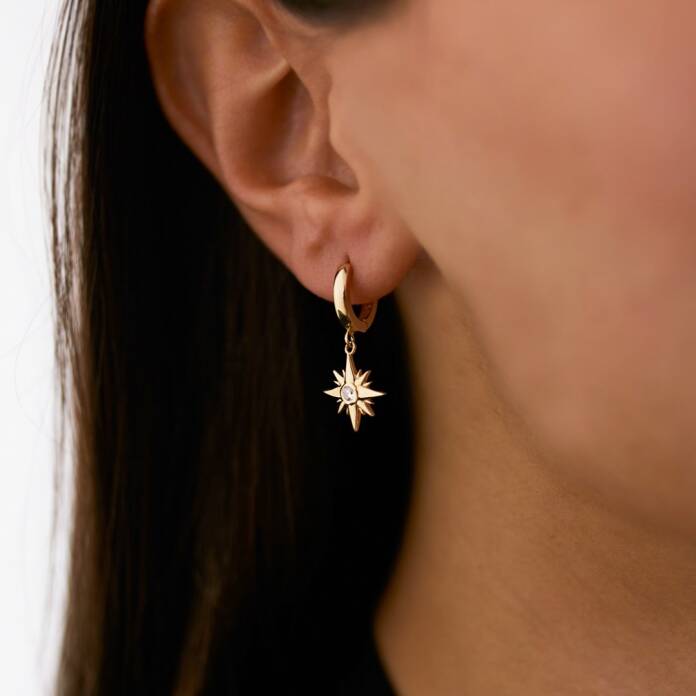 Kutup Yıldız Sallantı Küpe - 1