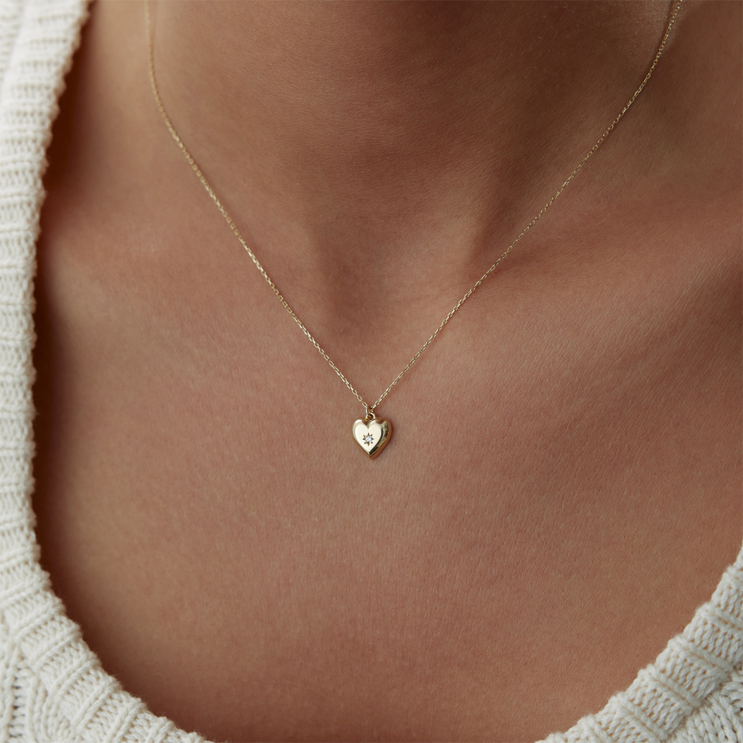 Kutup Yıldızı Kalp Kolye - 3