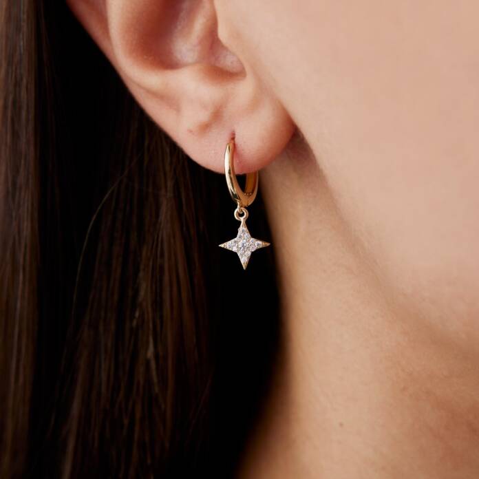 Kutup Yıldızı Sallanan Küpe - 1