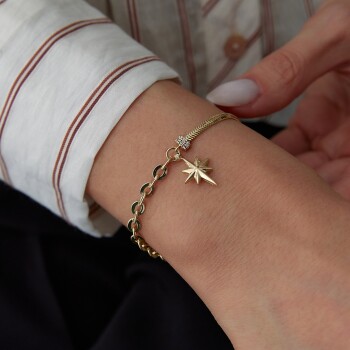 Kuzey Yıldızı Charm Bileklik - Koçak (1)