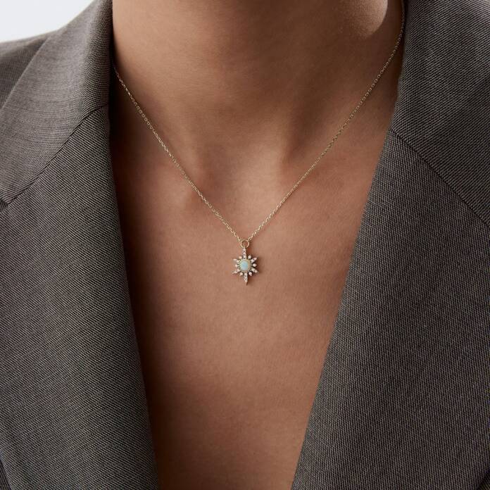 Kuzey Yıldızı Opal Kolye - 1