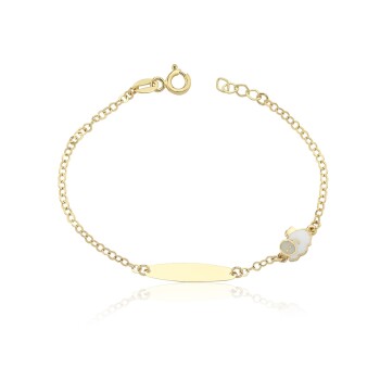 Kuzu Geniş Forse Zincir Çocuk Künyesi - Melike