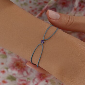 Laci Mineli Nazar İp Bileklik - Alen (1)