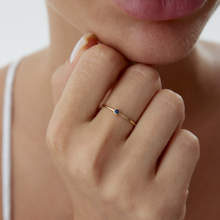 Laci Mini Tektaş Yüzük - RİTİM