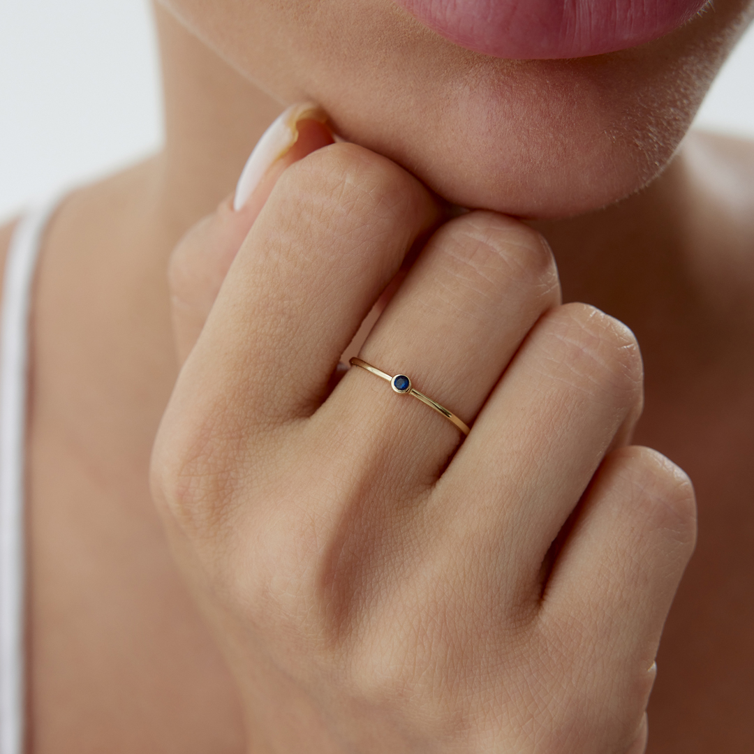 Laci Mini Tektaş Yüzük - 1