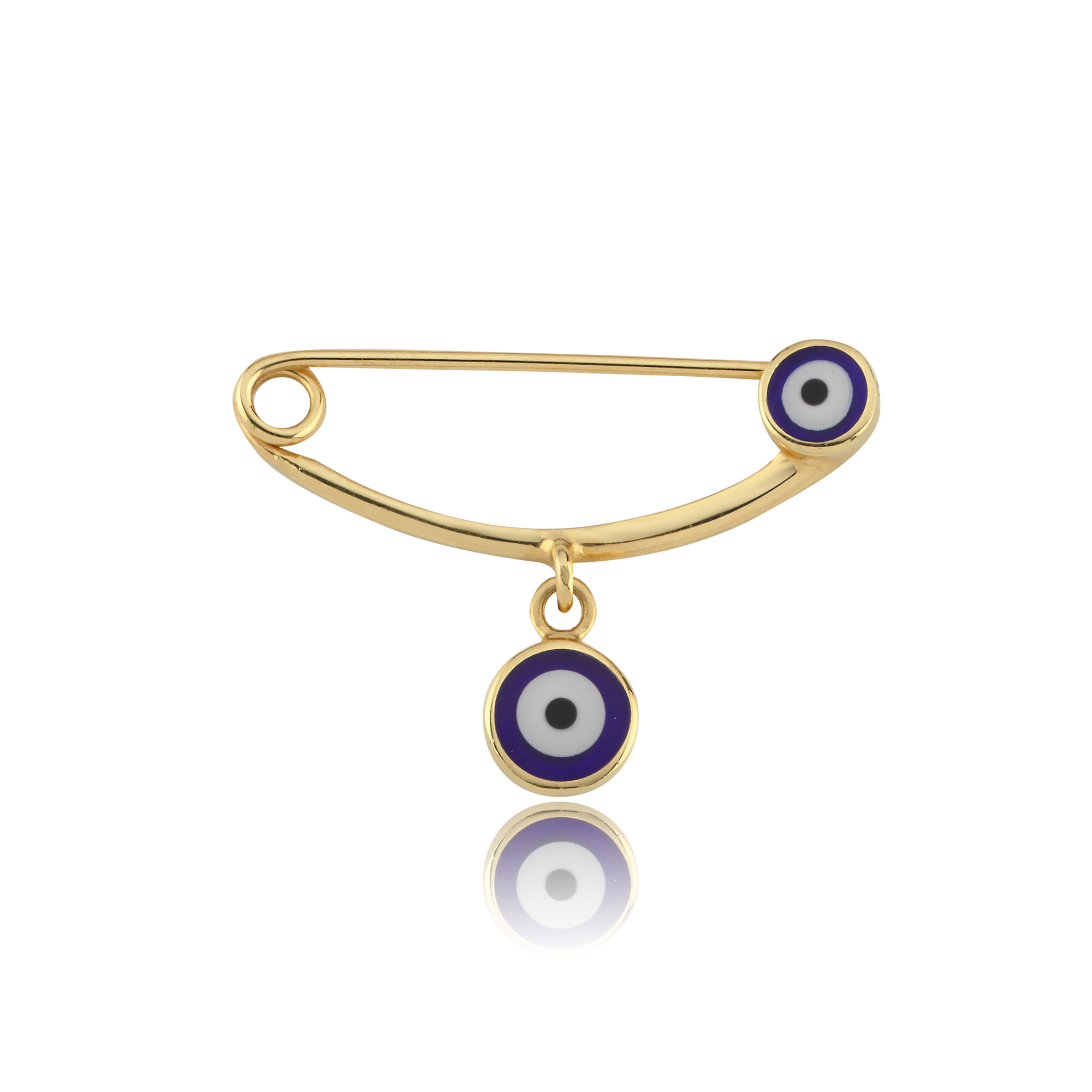 Lacivert Gözlü Bebek İğnesi - 1