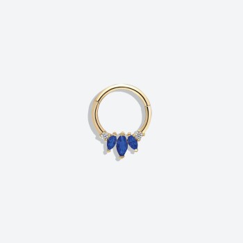 Lacivert Markizli Helix Piercing - Alen (1)