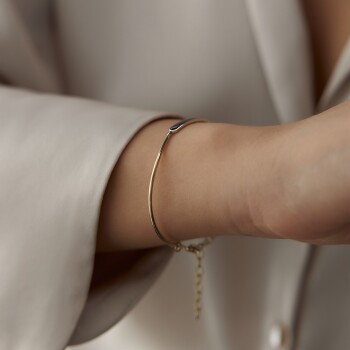 Lacivert Mineli Tel Kelepçe - 3