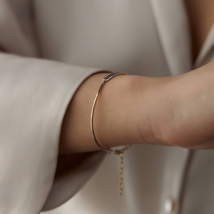 Lacivert Mineli Tel Kelepçe - 3