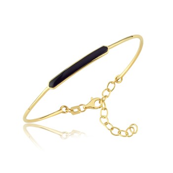 Lacivert Mineli Tel Kelepçe - 4