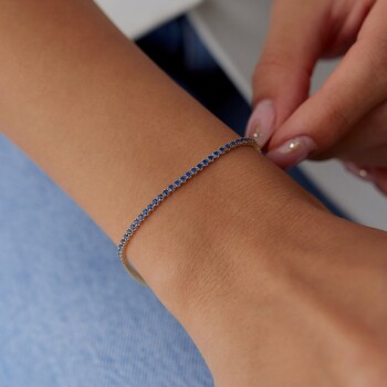 Lacivert Su Yolu Bileklik - Milades