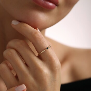 Lacivert Tohum Yüzük - Gökhan Bera