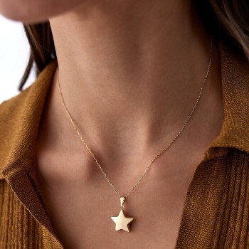 Large Bombe Yıldız Kolye - Tuana