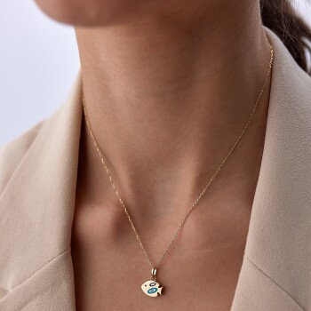 Large Fortuna Nemo Balık Kolye - Tuana (1)