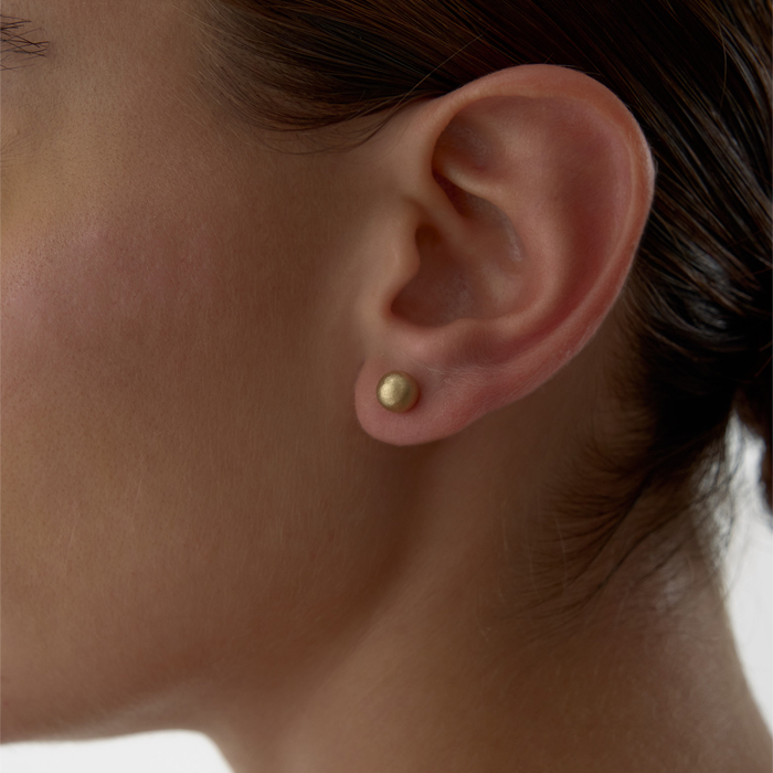 Large Gleam Dot Küpe - Melike