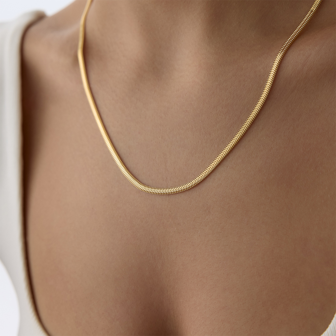 Large Zurelia Balık Sırtı Zincir - 2