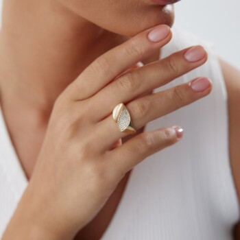 Leaf Stone Yüzük - 3