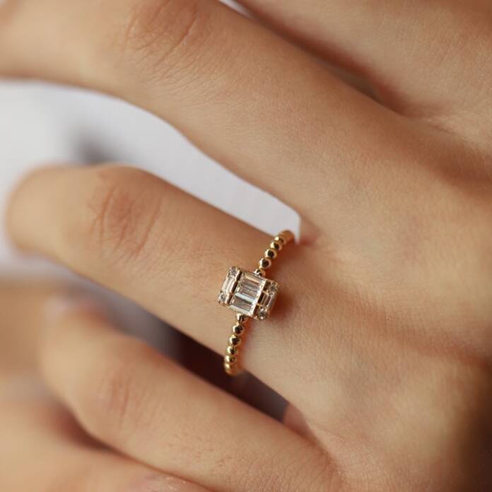 Lidi Baget Taşlı Yüzük - 2