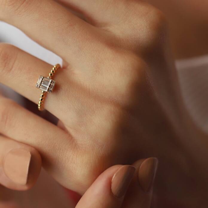 Lidi Baget Taşlı Yüzük - 3