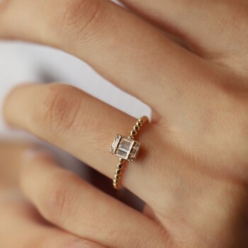 Lidi Baget Taşlı Yüzük - Alen (1)