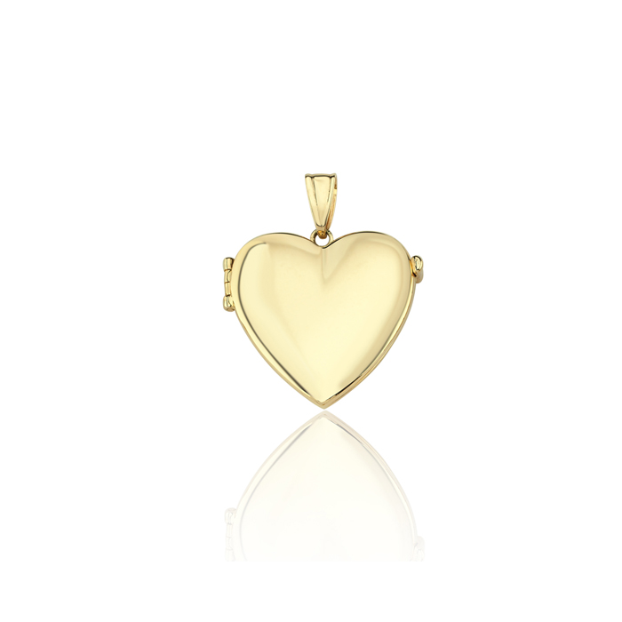 Light Kapaklı Kalp Kolye Ucu - Koçak