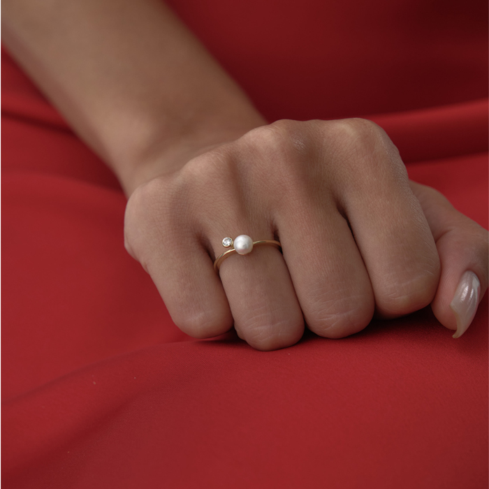 Lily İnci Yüzük - Arax