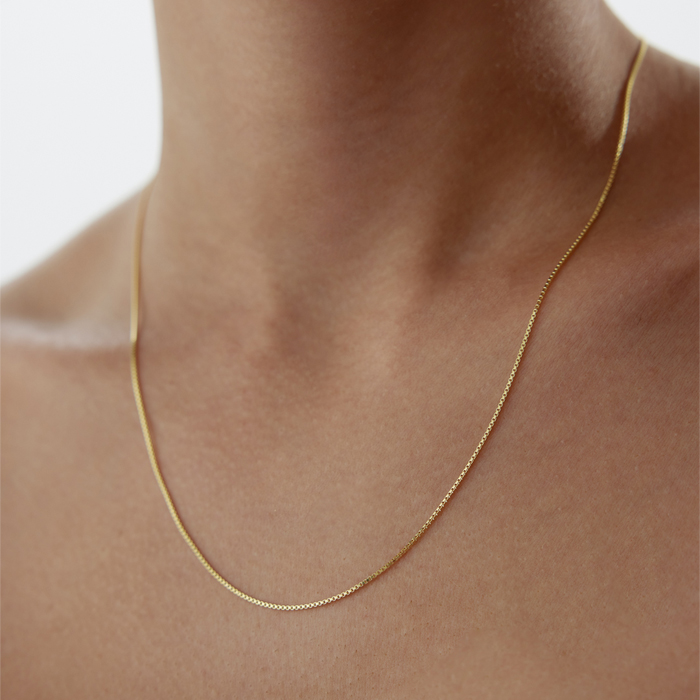 Slim Lina Küp Zincir - Taç (1)