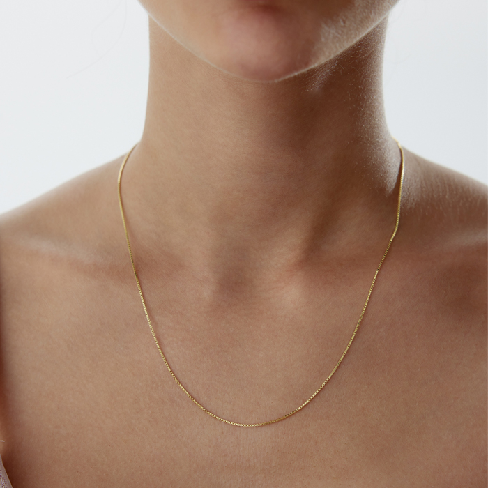 Slim Lina Küp Zincir - Taç