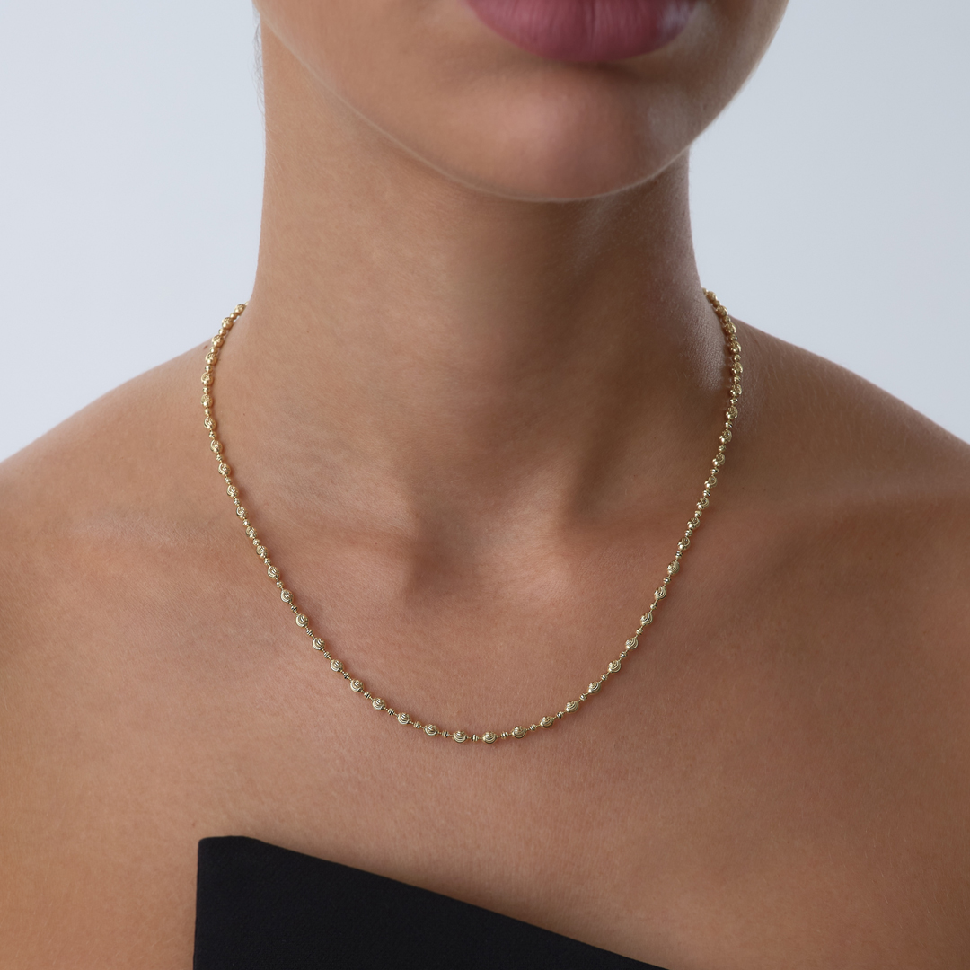 Line Ball Zincir Kolye - 1