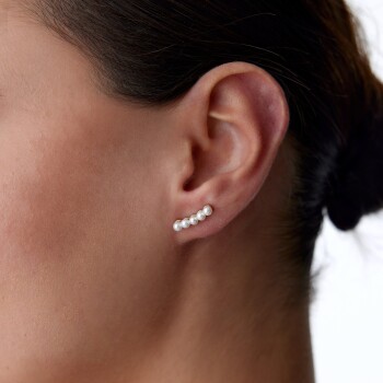 Line Five Pearl Küpe - MİST