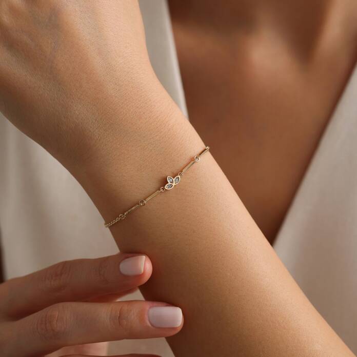 Line Lotus Bileklik - 1