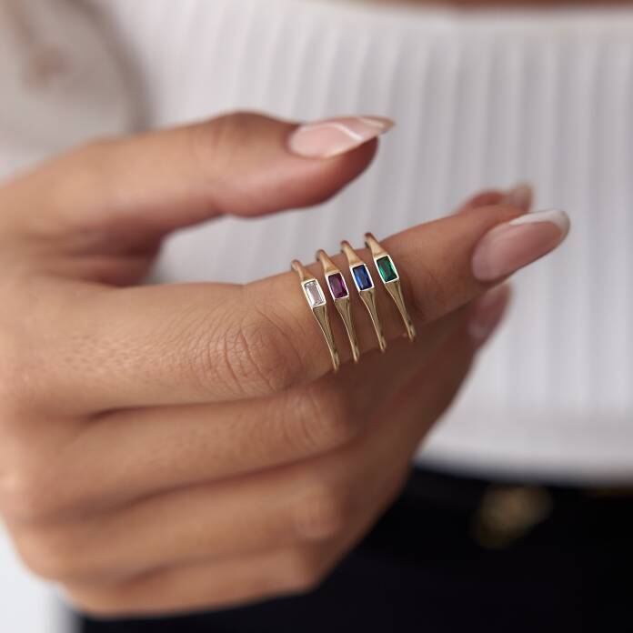 Line Renkli Yüzük - 1